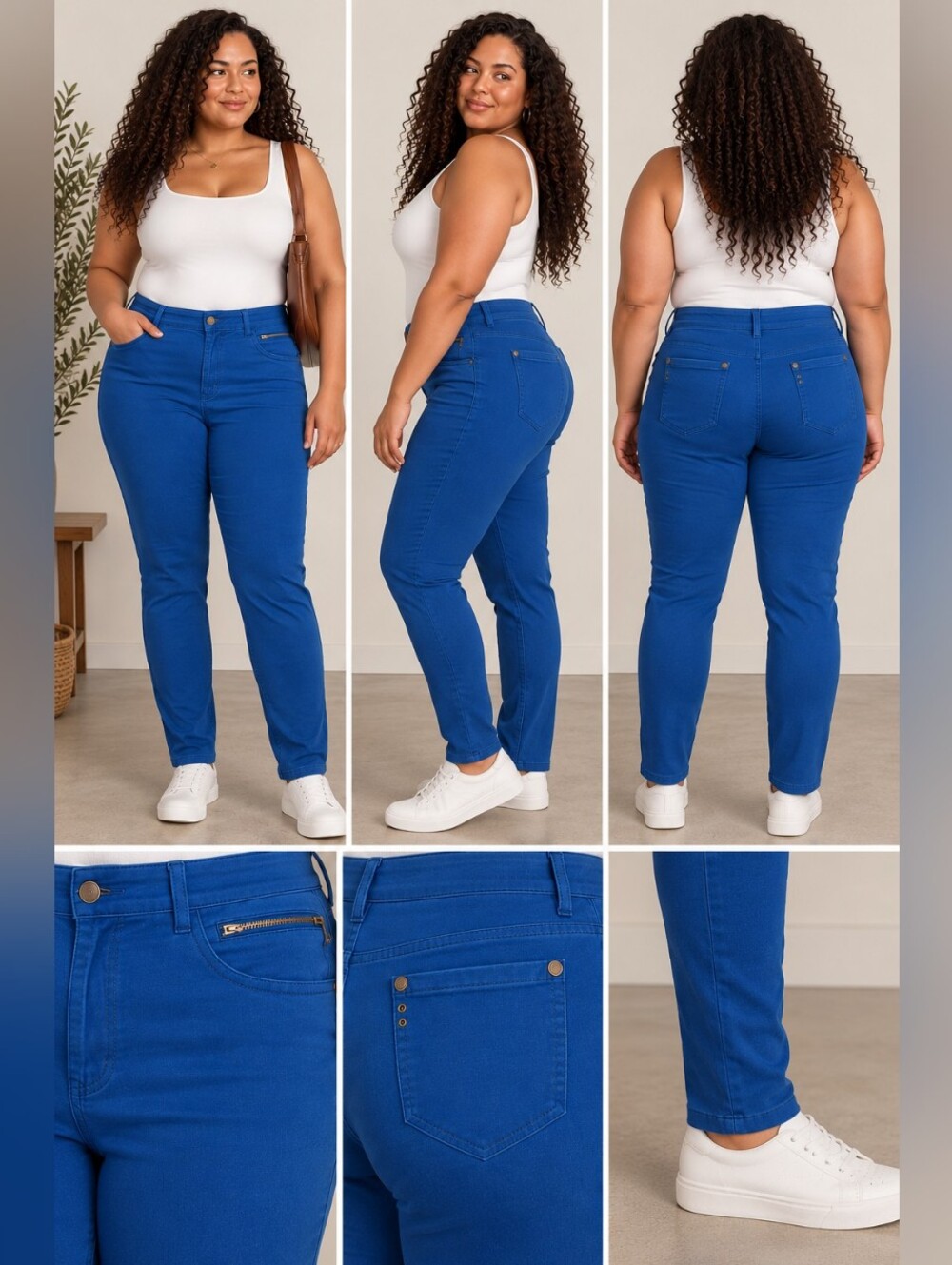 Haggar Cobalt Blue Stretch Pants โ Size 16